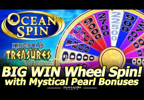 Big Win Wheel Spin! Mystical Pearl and Ocean Spin Neptune’s Kingdom. Konami slot action at Yaamava!