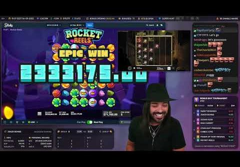 ROSHTEIN HITS HIS BIGGEST WIN EVER ON ROCKET REELS SLOT!!!!