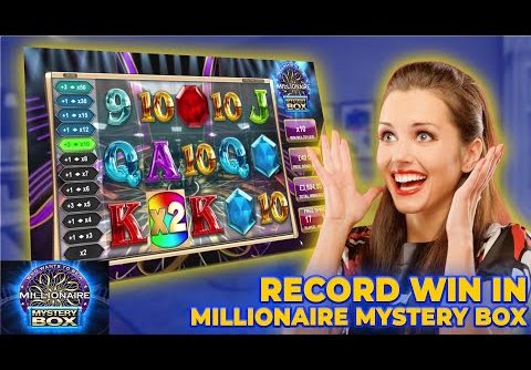 Millionaire Mystery Box Slot Record Win