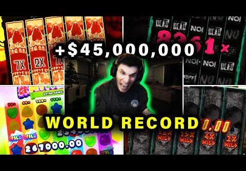 Trainwreckstv TOP 10 WINS of AUGUST ($45,000,000+) | Train Best Slot Wins