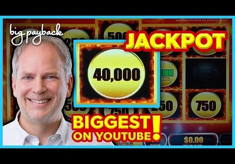 BIGGEST JACKPOT ON YOUTUBE!! for Screaming Links Great Balls of Fire Slot!