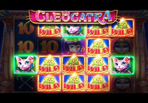 MY BIGGEST WINS ON *NEW* CLEOCATRA SLOT! (BONUS BUYS)