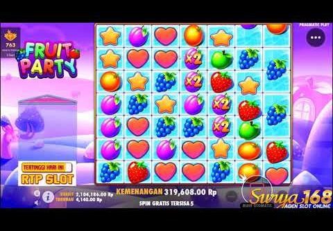 FRUIT PARTY MENDAPATKAN MEGA WIN …DI SURYA168