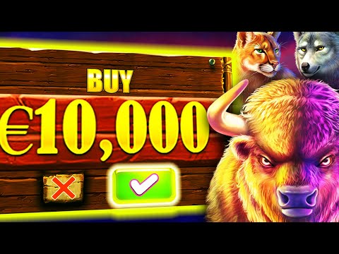 BIGGEST BONUS BUY EVER 😱 BUFFALO KING MEGAWAYS SLOT‼️🔥 *** €10.000 ***