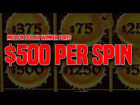 $500-$1250 PER SPIN ON DRAGON LINK / MULTI-MILLION DOLLAR WINNER