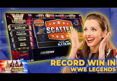 WWE Legends Slot Record Win