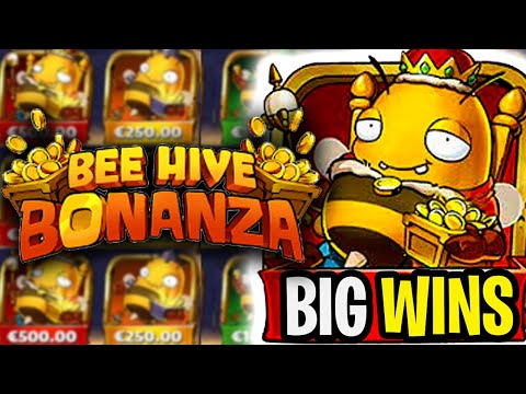 NEW BEE HIVE BONANZA 🐝 SLOT HUGE BIG WINS 🔥 €5.000 BONUS BUYS OMG‼️