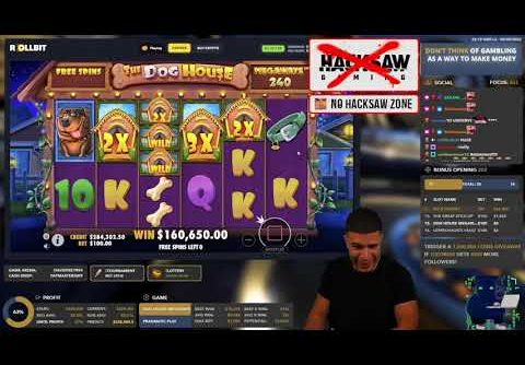 AYEZEE HITS CRAZY WILDS ON DOG HOUSE MEGAWAYS SLOT INTO CRAZY WIN!!