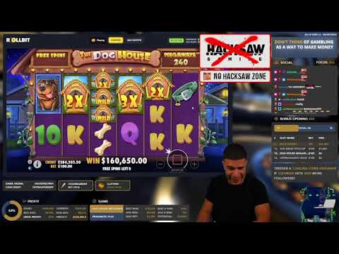 AYEZEE HITS CRAZY WILDS ON DOG HOUSE MEGAWAYS SLOT INTO CRAZY WIN!!