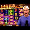 5 LIONS MEGAWAYS SLOT POPS OFF! (Huge Bonus Buy Win)