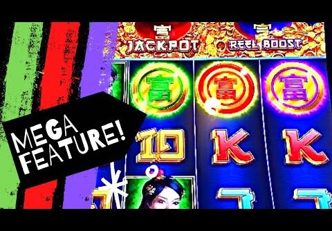 NEW SLOT!!! Samurai 888 slot machine! MAJOR JACKPOT win during the MEGA FEATURE!!