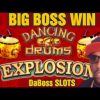 DANCING DRUMS SLOT MACHINE – EXPLOSION BIG BOSS WIN #dabossslots