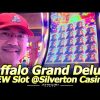 NEW Buffalo Grand Deluxe Slot Machine @Silverton in Las Vegas! 1st Attempt with Free Spins Bonuses!