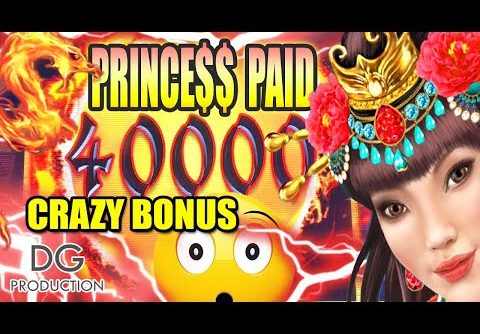 😲 OMG 😲 Huge Fire Balls Back to Back Dropped Peacock Princess Dragon Link Big Win Slot Machine @Wynn