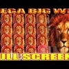 **FULL SCREEN!** MEGA HUGE BONUS WIN! King of Africa WMS Slot Machine Wins