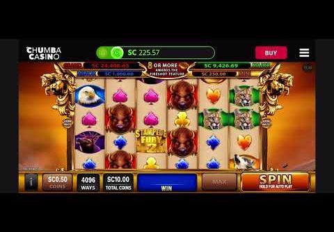 MEGA WIN on Stampede Fury 2! #Chumba #Casino #Online #Slots