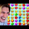 XQC FINALLY GETS A RECORD WIN ON FRUIT PARTY! (INSANE)