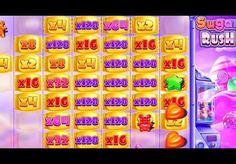 I got my biggest ever win on sugar rush, record win!!!!