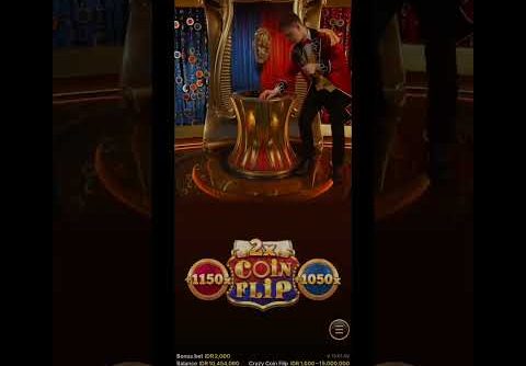 super bigwin di live casino crazy flip bet 2000 (total bet 1jt) #slot #bigwin #royalwinindonesi