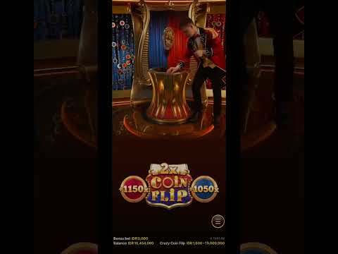 super bigwin di live casino crazy flip bet 2000 (total bet 1jt) #slot #bigwin #royalwinindonesi