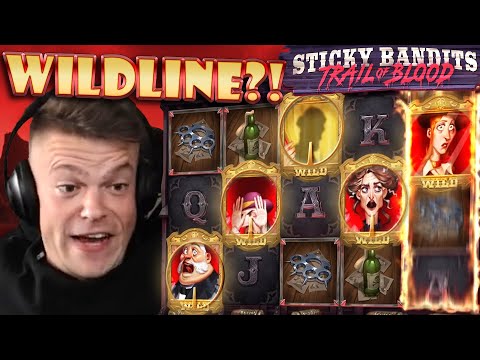 Super BIG WIN on Sticky Bandits Trail of Blood slot!