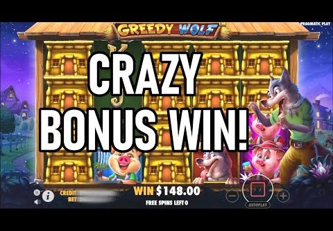 GREEDY WOLF SLOT X2 BONUS! 🐺💵🐷