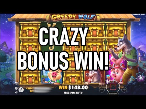 GREEDY WOLF SLOT X2 BONUS! 🐺💵🐷