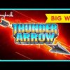 AWESOME NEW KONAMI! Thunder Arrow North Queen Slot – BIG WIN SESSION!