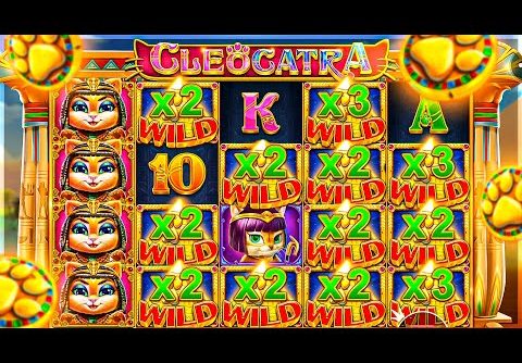 MY RECORD WIN ON CLEOCATRA SLOT! (INSANE)