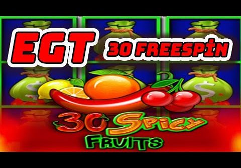 EGT  | 🍒 30 SPİCY FRUİTS 30 FREEGAME🍒 #egt #egtslot #egtslotoyunları