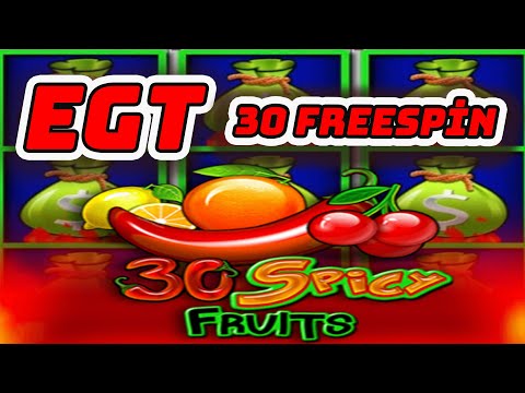 EGT  | 🍒 30 SPİCY FRUİTS 30 FREEGAME🍒 #egt #egtslot #egtslotoyunları