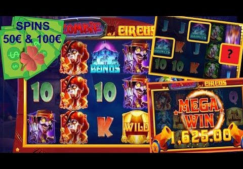 Slot ZOMBIE CIRCUS 🧟 GROS GAIN GAGNANT avec des SPINS à 50€ et 100€ comme précédemment avec ce jeu ?