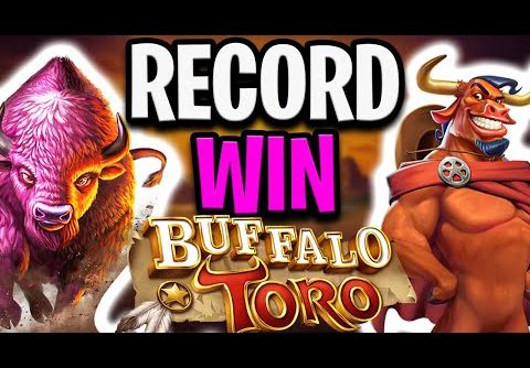MY BIGGEST WIN 🔥 FOR BUFFALO TORO OMG THIS IS MASSIVE‼️😱 *** NEW SLOT ***