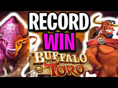 MY BIGGEST WIN 🔥 FOR BUFFALO TORO OMG THIS IS MASSIVE‼️😱 *** NEW SLOT ***