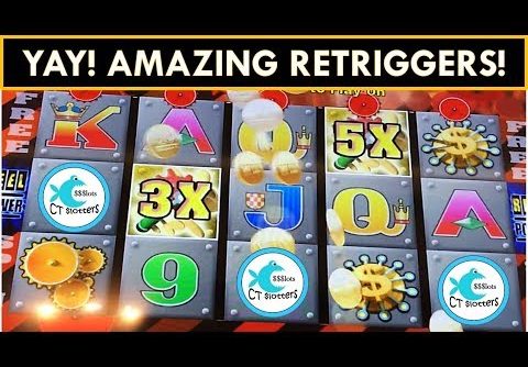 BIG WINS AND RETRIGGERS! Amazing Money Machine Slot Machine and Ultra Reels by Konami BIG WIN!