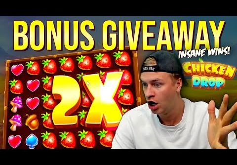 THIS SLOT IS ON FIRE! 🔥 Mega Viewer Wins on Chicken Drop!