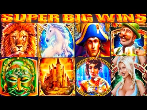 **SUPER BIG WINS!** I LOVE WMS SLOTS! King of Africa – Mystical Unicorn & More! Slot Machine Bonus