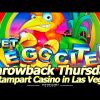 Get Eggcited Slot – This Slot Machine Is Dying! Throwback Thursday from Rampart Casino in Las Vegas!