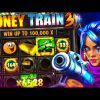 EPIC WIN!! NEW SLOT MONEY TRAIN 3!! NEW RECORD??