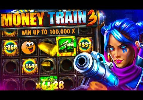 EPIC WIN!! NEW SLOT MONEY TRAIN 3!! NEW RECORD??