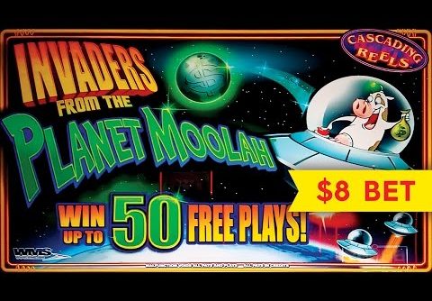 Invaders From The Planet Moolah Slot – BIG WIN Intro Video!