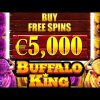 MASSIVE €5.000 BONUS BUY 😱 BUFFALO KING MEGAWAYS SLOT OMG‼️🔥