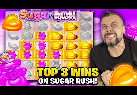 TOP 3 CLASSYBEEF SUGAR RUSH WINS OF ALL TIME! Insane Online Slot wins
