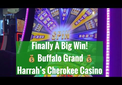 Harrahs Casino Cherokee Buffalo Grand Slots – Finally a Great Win On Wheel Bonus 💰Cherokee Casino NC