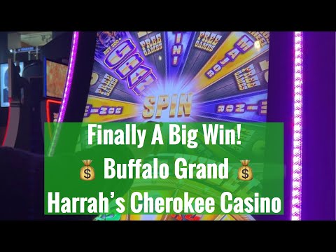 Harrahs Casino Cherokee Buffalo Grand Slots – Finally a Great Win On Wheel Bonus 💰Cherokee Casino NC