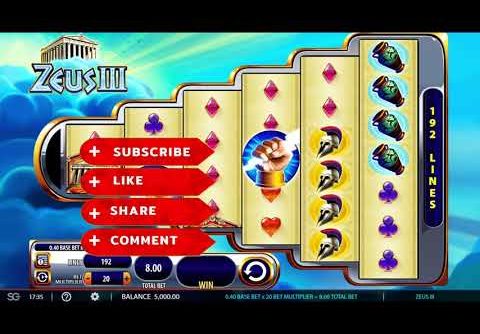 Zeus 3. BIGGEST WIN On New Slot – Winning Big JACKPOTS & Making Money At Casino💥💥💥👍🔔