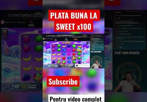 BIG WIN X100 SWEET BONANZA #aparate #pacanele #slots #casino #games