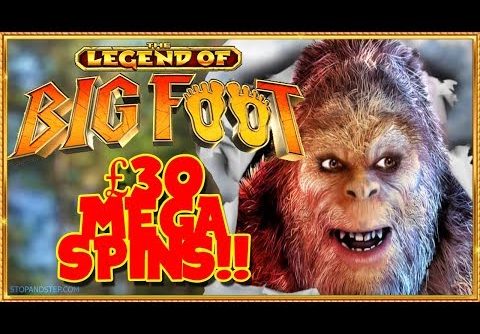 Bigfoot slot ** £30 Mega Spins **