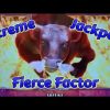 BIG WIN ON EXTREME JACKPOT FIERCE FACTOR SLOT MACHINE BONUS #shorts