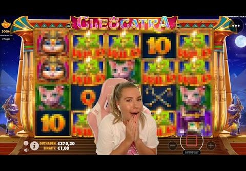 RECORD WIN ON CLEOCATRA!!! INSANE WIN ON PRAGMATIC PLAY SLOT! CATSCALATION!!!😻😺